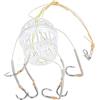 Genérico Reggiseno per esca, cestino resistente con 6 ganci, trappola per esche per acqua , acqua salata, fiume, lago, kayak, cattura di granchi