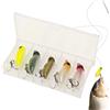 Generic Esche da pesca galleggianti a forma di mosca - Esca da pesca a forma di realistica con gancio, attrezzatura da pesca silenziosa galleggiante a con tackle box per esterni
