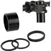 Dreamil Set di 5 distanziatori per manubrio per bicicletta, 2 mm/3 mm/5 mm/10 mm, per mountain bike da corsa, 28,6 mm