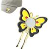 Eojpdji Clip magnetica per cappello, alla in metallo con divertenti motivi di animali, clip magnetica per cappelli da golf, per donne, uomini, principianti, portafogli, borse