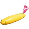 Generisch Marcatore per boa galleggiante, dispositivo di segnalazione gonfiabile ad alta visibilità, attrezzatura subacquea portatile, per adulti, principianti, immersioni, snorkeling, nuoto, viaggi, acqua