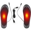 Nanmiyan Solette Riscaldate per Uomini,USB Scaldapiedi Termico per Inverno | Inserti per Piedi Plantari Riscaldanti | per Attività All'aperto Clima Freddo Campeggio Passeggiate Sport Sci Snowboard
