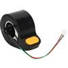 MechKit Acceleratore per pollice di velocità per scooter elettrico Accessori per acceleratore a pollice Facile da installare in plastica nera per Ninebot MAX‑G30