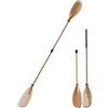 Generico Paddle Board Paddle, 2 Parti Kayak Paddle Canoa Surf Albero in Fibra di Carbonio Doppia Testa Lame Barca a Remi Kayak Accessori,for Water Sports