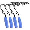 EXAOMBLE Contenitori Impermeabili per Kayak 4 Pezzi, Bottiglie Cilindriche in Plastica Blu con Protezione Stagna e Accesso Rapido per Esplorazioni D'acqua Singole o Multiple