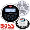 Boss Marine Stereo da cruscotto Boss Audio Marine MGR350B + Casse MR652C da 6.5 2-uscite 350W