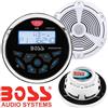 Boss Marine Stereo da cruscotto Boss Audio Marine MGR350B + Casse MR752C da 7.5 2 uscite 400Watts