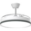 Does not apply 106Cm Ventilatore Da Soffitto Con Luce E Pale Retrattili, 70W Silenzioso Lampada