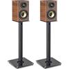 Rfiver Supporto diffusori surround universale, 68cm, nero, metallo, supporto stereo