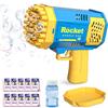 VorPrillynt Pistola Bolle di Sapone, Macchina automatica per Bambini, Macchina per Bambini, Feste di Compleanno, Pasqua, Bolle Automatica, Estate - Blu