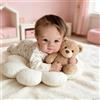 Zero Pam Bambole Bebe Reborn 45 cm Bebe Reborn Silicone Corpo Completo Neonato Realistico Bambole per Ragazze con Accessori Giocattoli per Ragazze