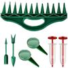 Generico Attrezzo manuale per piantare piantine - Spandiconcime Manuale Portatile per Vasi e Piccole Piantagioni | Set Dosatore di Precisione per Semina,per Fiori Ortaggi Piante in Vaso Giardinaggio