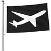 GQWJKSZ Bandiera dell'aereo 2x3 piedi Bandiere luminose
