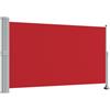 VidaXL Tenda laterale estensibile, 140 x 300 cm, colore: Rosso