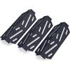 QuliMetal 66040 - Deflettore di calore per griglia Weber Genesis II serie 300, Genesis II E-310, II E-315, II E-330, II E-335, II S-310, II S-335, scudo termico in acciaio porcellanato sostituisce