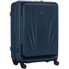 WENGER Skyon L Valigia Rigida con 4 Ruote, Trolley, L, 103 (120) l, Serratura, Uomo Donna, Viaggi Vacanze, Blu