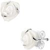 Pandora Moment White Rose In Bloom Stud Silver Earrings 293209C01 144701888