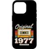 Vintage Birthday Collection Custodia per iPhone 16 Pro Originale 1977 Vintage Cassette Birthday Edition