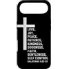 Church Bible Verses for Pastor Clergy Pr Custodia per iPhone Air Galati 5:22 5 22 Dio Gesù Cristiano Frutta Spirito Amore