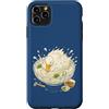 Tokyo Toons Custodia per iPhone 11 Pro Max Anatra Somen Divertente Design Giapponese