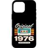 Vintage Birthday Collection Custodia per iPhone 16 Pro Max Originale 1976 Vintage Cassette Birthday Edition