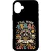 Feral & Loved Designs Custodia per iPhone 16 Plus Insegnante sopravvissuto Procione selvatico Fine dell'anno scolastico