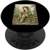 Cute Fairy Reading Book Forest Fairycore Prenota Fairy Elf Fantasy Reading Cottagecore Bookworm PopSockets PopGrip Adesivo