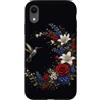 Hummingbird Apparel For Kids and Adults Custodia per iPhone XR Colibrì Fiori Rose Gigli Uccello Botanico