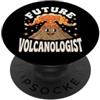 Vulcanologia Vulcano Lava Geologia Bambi Future Volcanologist PopSockets PopGrip Adesivo