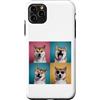 Shiba Inu Puppy Lover PS Custodia per iPhone 11 Pro Max Shiba Inu Pet Face Portrait Photobooth con occhiali da sole
