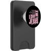Funny Faith Quotes and Christian Humor G Amore come Gesù Giovanni 13 34 Citazione della Scrittura Cristiana Fede PopSockets PopWallet per MagSafe