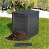 Compostiera da Giardino e per Esterno per Rifiuti Organici, resistente alle intemperie e raggi UV