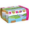 HIPP ITALIA Srl HiPP, Salmone con Verdure Omogeneizzato, 4 x 80 g