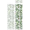 BEAZOOM Pellicola decorativa a tema piante verdi per vetro, con tecnologia ad adesione statica, blocco UV, design funzionale (43 x 300 cm)