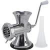 SYH&AQYE Tritacarne Manuale in Acciaio Inossidabile, Tritacarne a Ventosa per Salsicce in Lega di Alluminio per Cucina Domestica
