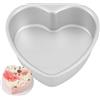 Generico Stampo Cuore Torta, Teglia Di Alluminio Cuore, Antiaderente Stampo Torta, Teglia Alluminio Per Torte, Coppapasta Tortiera Da Forno Per Torte Dessert Mousse