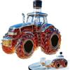 Generico Decanter Per Whisky A Forma Di Auto | Caraffa Per Liquore | Bottiglia Vuota Creativa | Bottiglia Di Whisky A Forma Di Trattore | Dispenser Per Bottiglie Creativo | Per Casa, Bar O Ufficio 300 ML