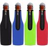 Ltsbaed 4 Pezzi Manicotti refrigeranti per Bottiglie di Birra in Neoprene, Manicotto per Bottiglia di Birra Standard da 12 oz 330 ml, con Cerniera, per Mantenere Fresche Bevande Alla