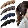 BDGYCK 4 pcs Banana Clip pettine per Capelli, Accessori per capelli ad incastro, sicuri e resistenti, senza pieghe, per acconciature, code di cavallo e acconciature raccolte