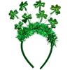 Uzndq St. Patrick'S Day Cerchietto per capelli, accessori per le vacanze, quadrifoglio, accessori per la decorazione di San Patrizio Giorno, fascia per capelli per feste a tema irlandesi di Patricks