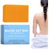 Bizhubmat Bacne Out Bar - Sapone Alla Curcuma Per Il Trattamento Di acnes, Vitamina C E Alfaarbutina, Trattamento Naturale Per L'acnes Del Corpo Per Schiena, Petto E Spalle, Rimozione Macchie Scure E
