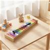 Xilofono in Legno Barre Metalliche Colorate Xilofono con Mazzuoli
