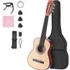 Uimoso Kit Chitarra Classica 780 mm per Principianti con Corde in Nylon Naturale