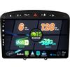 BXLIYER SXAUTO『Built-in 4G / DAB』Android 15-6G+128G Autoradio Per Peugeot 308/408 (2010-2016) - Senza fili CarPlay/Android Auto Camera + MIC - Fast-boot Volante 360-CAM HDMI WIFI DSP - 2 Din IPS 9 Pollici