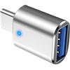 Generic Adattatore da USB C a USB, con 3.0 | Ricarica rapida, cavo di ricarica da A a tipo C, compatibile con laptop, PC, caricabatterie, banca