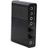 Tbest Scheda a 6 USB SPDIF Ottica Digitale Esterna o Adattatore di Uscita per Schede Esterne per PC o Video e Periferiche TV, Video e Casa o