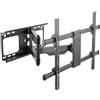 RICOO Supporto TV parete S4764 Girevole Inclinabile Televisore 37-65 (94-165 cm) Staffa universale Televisione LED/Curvo VESA 300 x 200-600 x 400