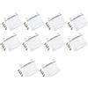 Frefgikty 10PCS Mini Metallo PCIE PCI-E Half a Full Size Scheda di Estensione Wireless WiFi PCI-Express Staffa Adattatore con