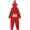cutecool Pigiama Donna Invernale Adulto Onesie Pigiama Unisex Animale One-Piece Costume Cosplay Homewear Sleepwear Party (IT, Testo, L, Regular, Regular, Rosso)