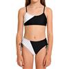 Generico Costume Due Pezzi Bambina Costumi Bambina Costume Neonato Mare Piscine Bimbi Piscina Bimba Bambini Neonati Neonata Bagno 4 Anni Bikini Ragazza Set Nero Intero da 10 3 Tutina Ciniglia 2 Slip 11 UV Top